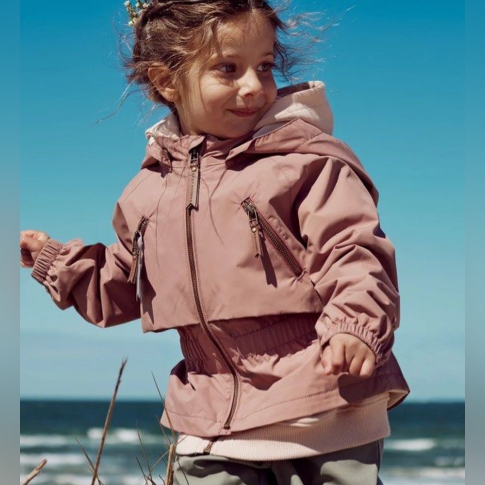 NWOT - Mini A Ture - Algea Spring Jacket - Wood Rose - sz 4Y